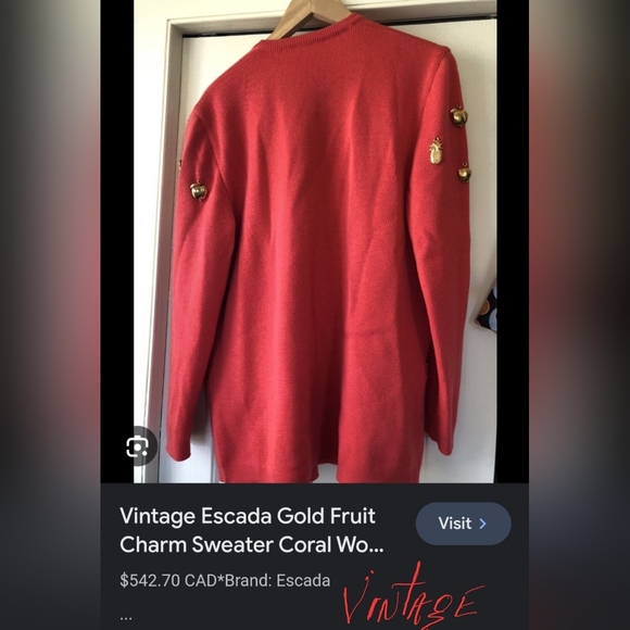 💥 !! ESCADA MARGARETHA LEY CARDIGAN  !!  💥 - Picture 11 of 12